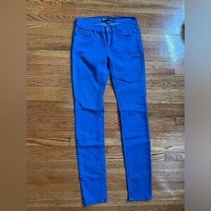 BDG Cigarette Mid Rise Womens Cobalt Blue Jeans